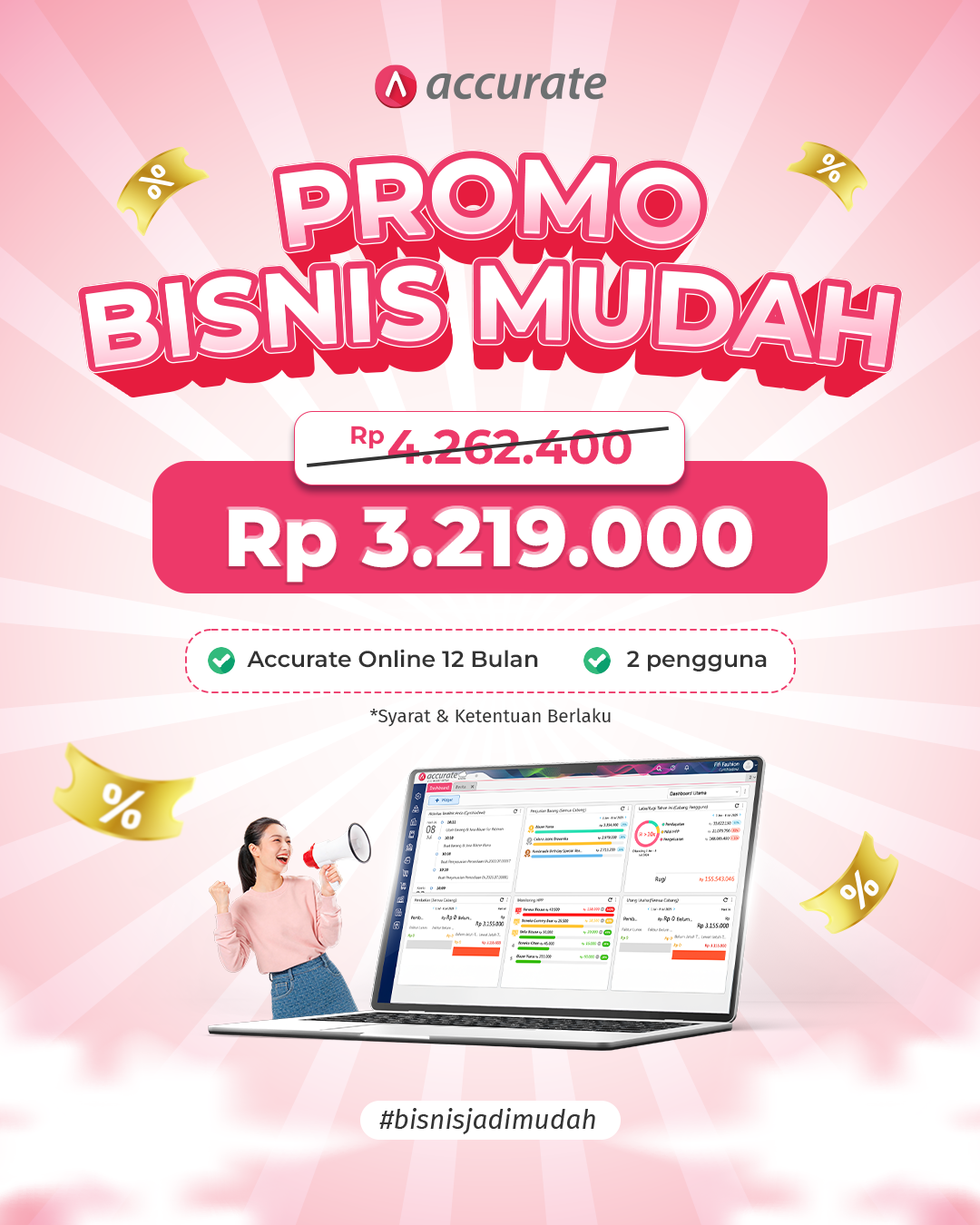 harga accurate online
